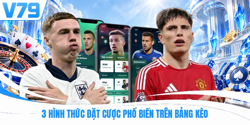 3 hình thức đặt cược phổ biến trên bảng kèo