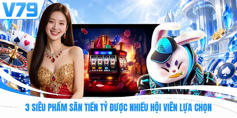 3 siêu phẩm săn tiền tỷ được nhiều hội viên lựa chọn