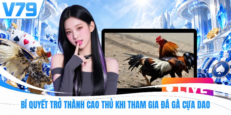Bí quyết trở thành cao thủ khi tham gia đá gà cựa dao