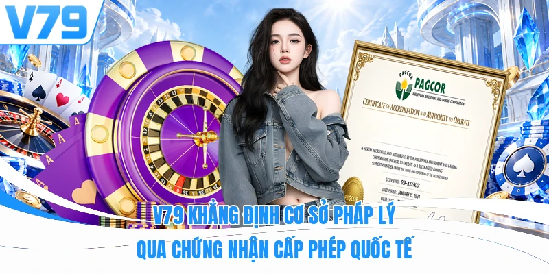 V79 khẳng định cơ sở pháp lý qua chứng nhận cấp phép quốc tế